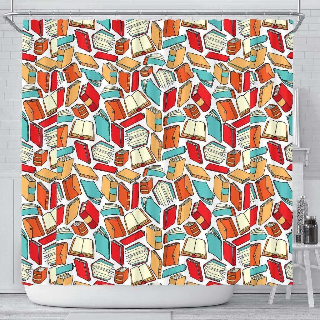 Book Pattern Curtain