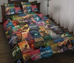 HP Book Covers Quilt Bed