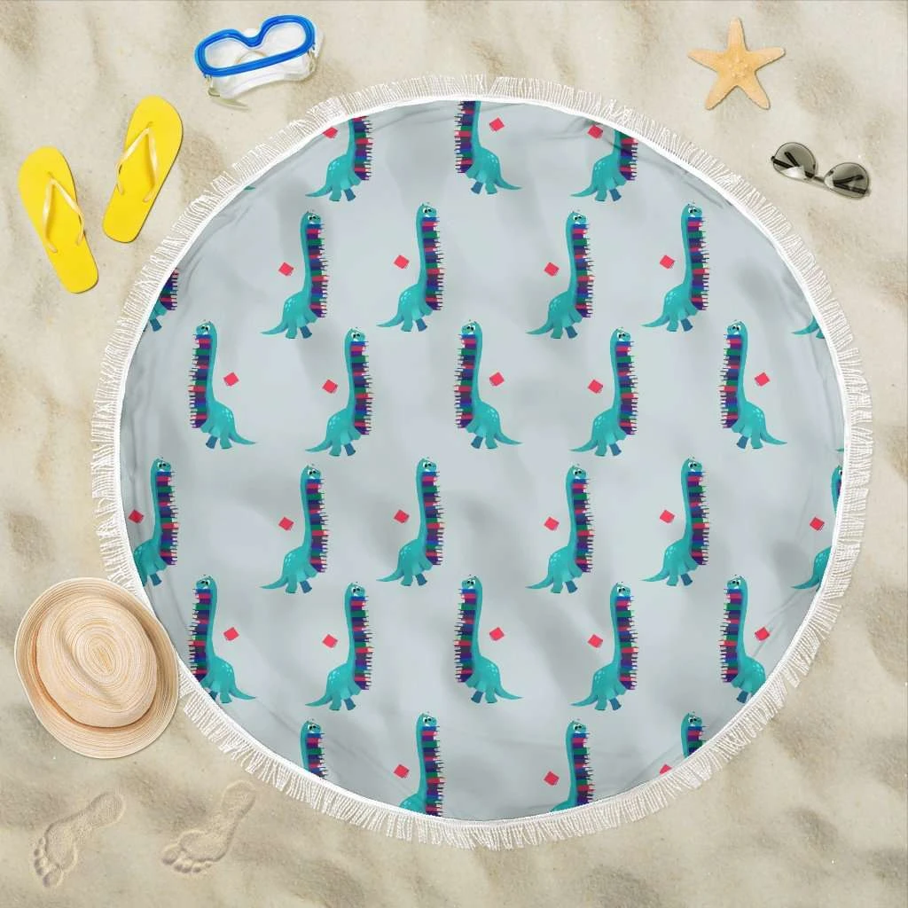 Bookish Round Beach Blanket 3 Bookish Round Beach Blanket