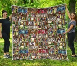 Bookish Bookshelf Quilt
