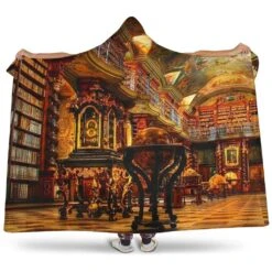Library Hooded Blanket