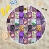 The Color Purple Book Covers Round Beach Blanket -Home Fashion Store front 1 b28c51cd 23ff 4f7b 9cfc 8855b4e69c24