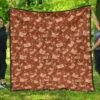Brown Bookish Pattern Quilt 1 Brown Bookish Pattern Quilt -Home Fashion Store front 1 fad04ad3 ead1 454e 94fd e783f99be3bc