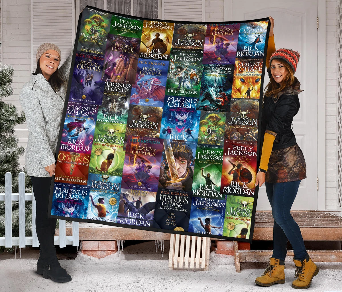 Rick Riordan(Percy Jackson & Magnus Chase) Quilt 4 Rick Riordan(Percy Jackson & Magnus Chase) Quilt - Image 2