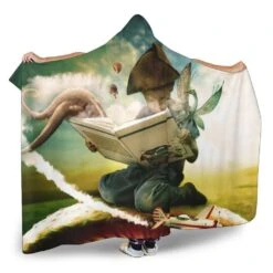 Kid Reading Hooded Blanket -Home Fashion Store front 2 b8cad1cc fdda 4f8e 9f98 4a2db57ddf4c