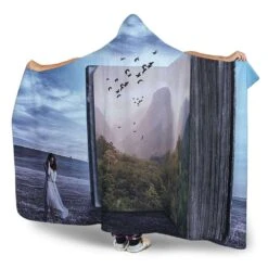 Open Book Hooded Blanket 10 Open Book Hooded Blanket -Home Fashion Store front 3 3464808c b036 4613 bbea 6575d4049100