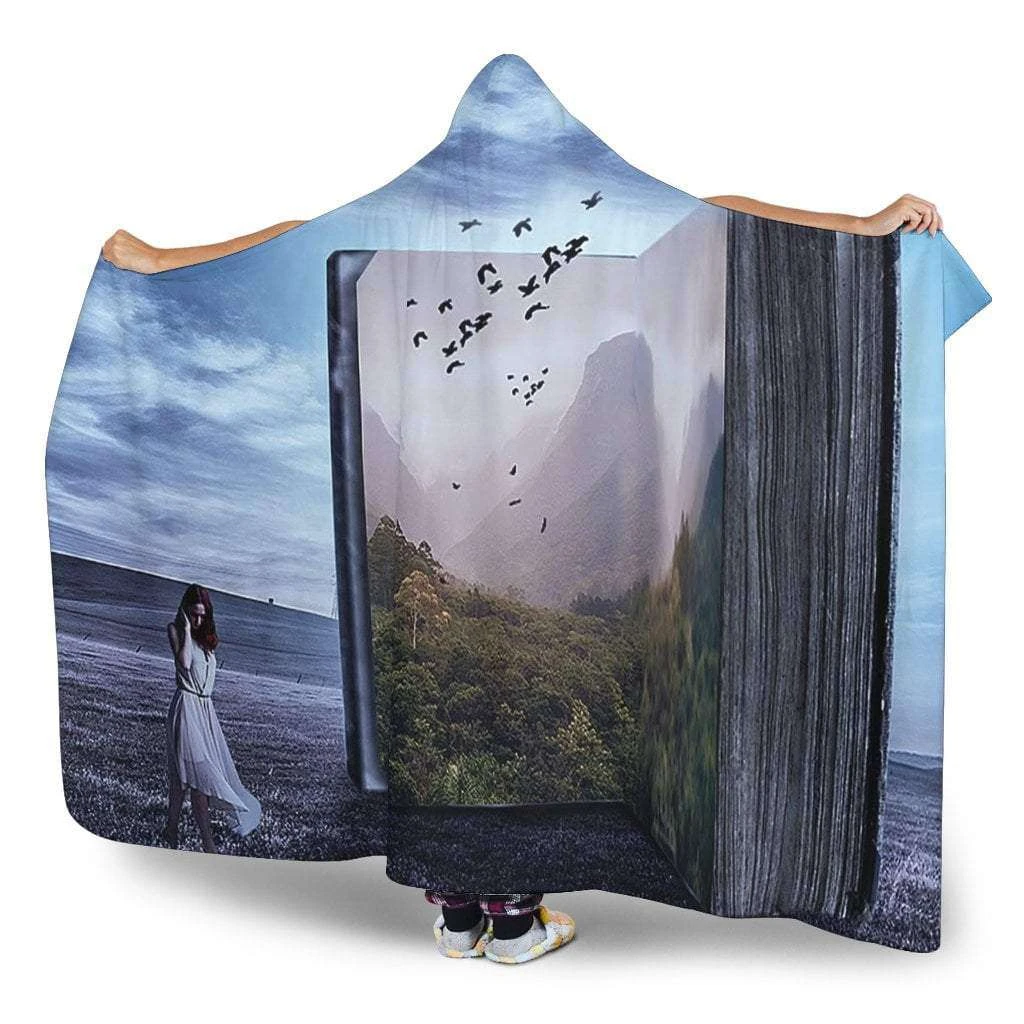 Open Book Hooded Blanket 5 Open Book Hooded Blanket - Image 3