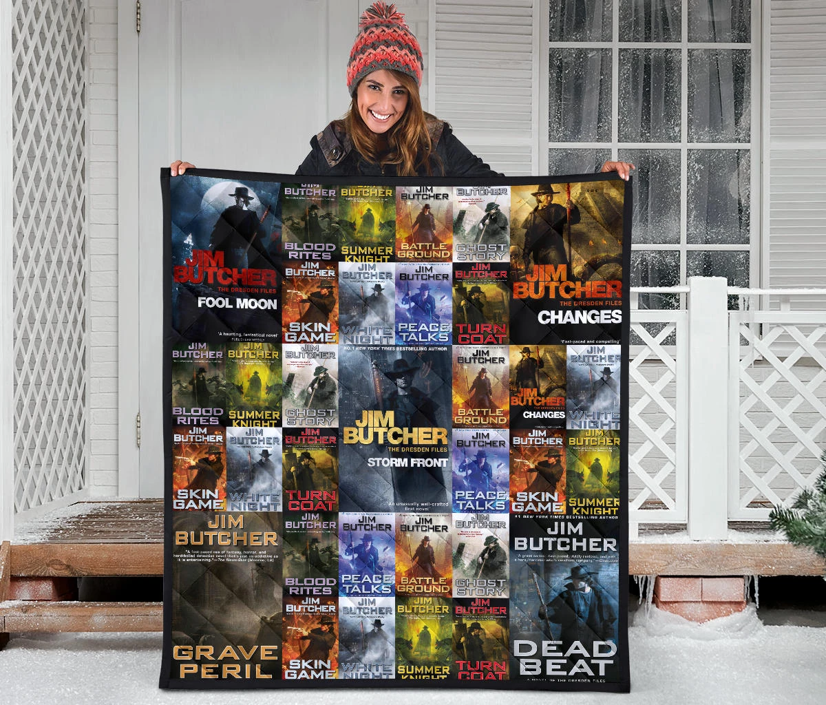 Dresden Files Book Series Quilt 5 Dresden Files Book Series Quilt - Image 3