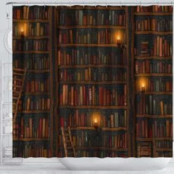 Brown Bookshelf Bookish Curtain -Home Fashion Store front 3 55f99fc6 0ed5 49c7 9da4 ea619e4de788