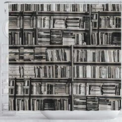 Black Bookish Pattern Curtain -Home Fashion Store front 3 6a9500f8 73ad 4793 b3cf 34f06a6ea518