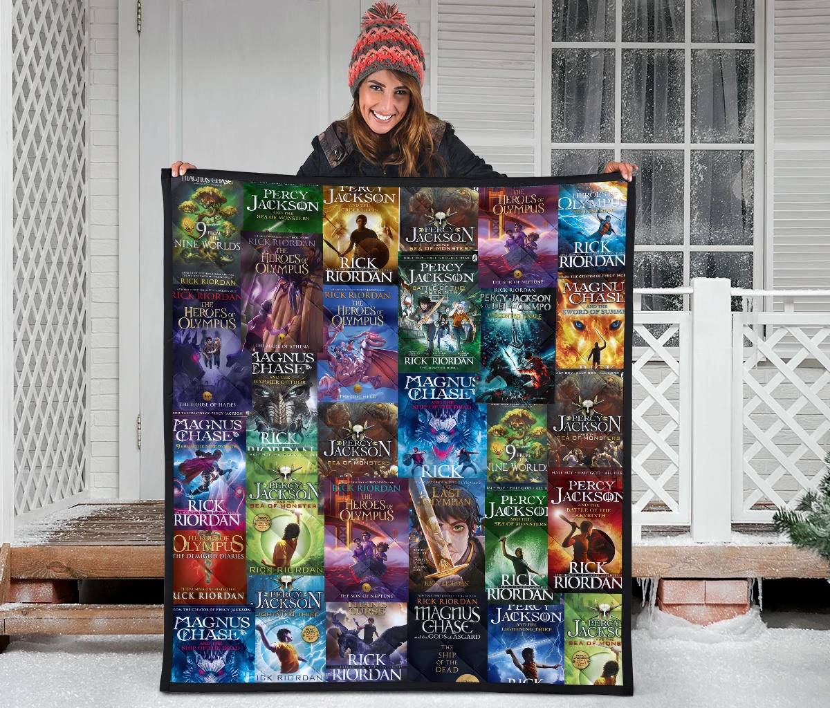 Rick Riordan(Percy Jackson & Magnus Chase) Quilt 5 Rick Riordan(Percy Jackson & Magnus Chase) Quilt - Image 3