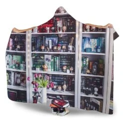 Book Shelf Hooded Blanket -Home Fashion Store front 3 85c87cc7 0a6d 45d9 a86f 9ebd7f97de02
