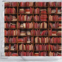 Red Bookshelf Bookish Curtain -Home Fashion Store front 3 f0d1ba4b d9e5 4179 a060 bfa25c4866ee