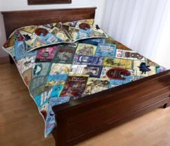 "Alice In Wonderland"Book Covers Quilt Bed -Home Fashion Store front 3 f6c49e39 1028 469b 829b a2e91bd0c64f