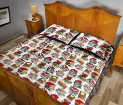 Bookish Pattern Quilt Bed -Home Fashion Store front 4