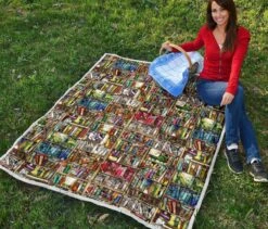 Bookish Bookshelf Quilt -Home Fashion Store front 4 2eb8809e e06a 40f4 8cd8 04d6e1164279