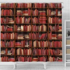 Red Bookshelf Bookish Curtain -Home Fashion Store front 4 8fa4ef82 7b11 48a7 a1c9 a9d776b0c035