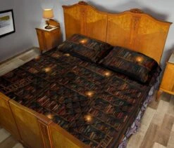 Bookish Pattern Quilt Bed 10 Bookish Pattern Quilt Bed -Home Fashion Store front 4 900bc560 97e2 4e1f ba49 b1b9521a07d5