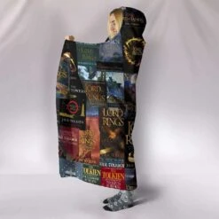 The Lord Of The Rings Book Cover Hooded Blanket -Home Fashion Store front 4 97f93ea7 c019 4308 9f08 688fea8d3c39