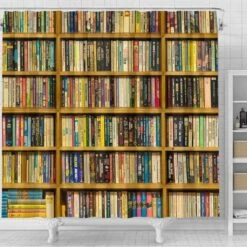 Bookshelf Bookish Curtain -Home Fashion Store front 4 fedb9e68 6357 4e5f a217 6dbee837bb8b