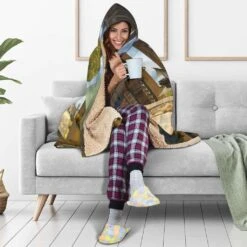Book World Hooded Blanket -Home Fashion Store front 5 6a800ae3 1c83 4f20 8d97 5ef519565d08
