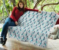 Blue Bookish Pattern Quilt -Home Fashion Store front 5 ae663337 248a 4553 9519 3479e3bca168