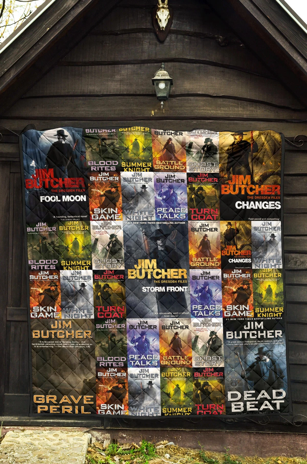 Dresden Files Book Series Quilt 7 Dresden Files Book Series Quilt - Image 5