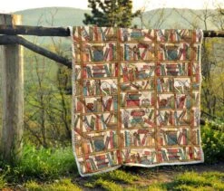 Bookish Pattern Quilt -Home Fashion Store front 6 8472a1e8 2820 4929 9af3 2bdfa842a4d5