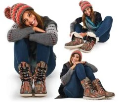 Bookish Pattern Polar Boots -Home Fashion Store front 8 1fbdee9b d6ac 4c86 b51b 3576c1b4e572