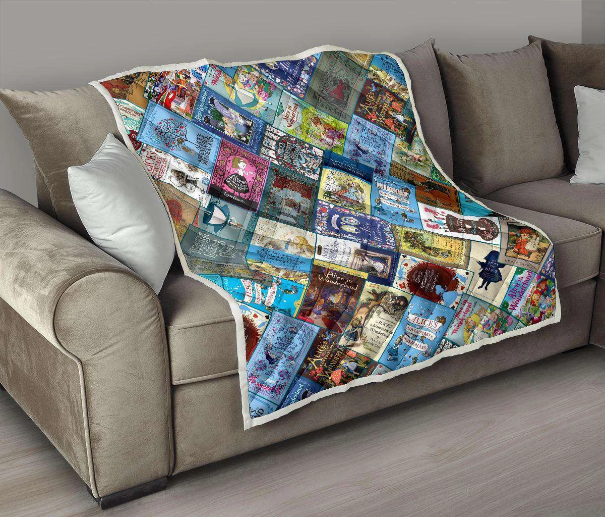 Alice In Wonderland Book Covers Quilt 10 Alice In Wonderland Book Covers Quilt - Image 8