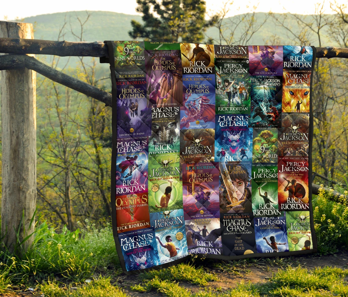 Rick Riordan(Percy Jackson & Magnus Chase) Quilt 8 Rick Riordan(Percy Jackson & Magnus Chase) Quilt - Image 6