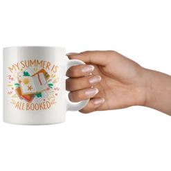 "My Summer Is All Booked"11oz White Mug -Home Fashion Store fubtwj1dczokqi3eqfjwffy5