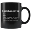 "book Hangover"11oz Black Mug