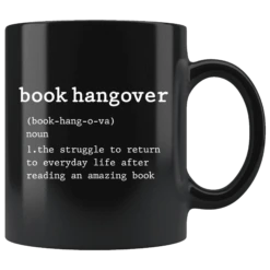 "book Hangover"11oz Black Mug