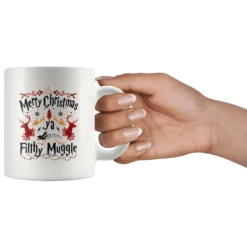 "Ya Filthy Muggle"11oz White Christmas Mug -Home Fashion Store if5fdrly30yz6diidx3903g8