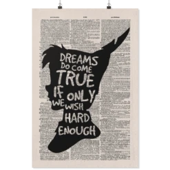 Peter Pan Vintage Dictionary Poster -Home Fashion Store iyk7h9yldj6i99ggo9anqahj