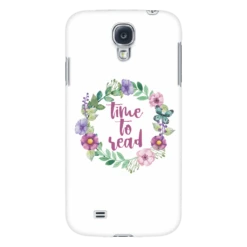 Time To Read Floral Phone Case White