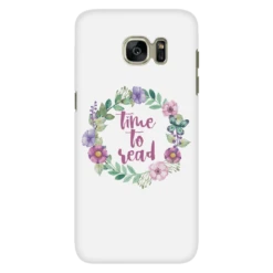 Time To Read Floral Phone Case White -Home Fashion Store j2j65zzCABLHpVBTtWT7ykJUZA8UDj 5525 front
