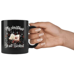 "My Christmas Is All Booked"11oz Black Christmas Mug -Home Fashion Store kgyvm8vy7a3hlkjp1zbsedfh