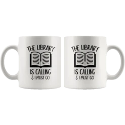 "The Library"11oz White Mug 9 "The Library"11oz White Mug -Home Fashion Store knuscuwl1h9fal65pxyl2egr