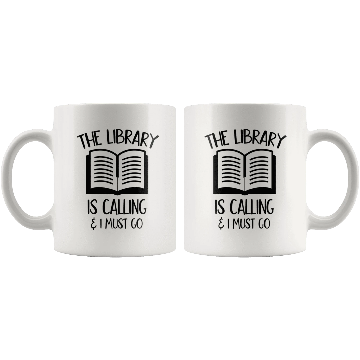 "The Library"11oz White Mug 6 "The Library"11oz White Mug - Image 4