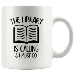 "The Library"11oz White Mug