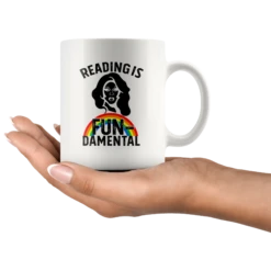 Rupaul"Reading Is Fundamental"11oz White Mug -Home Fashion Store lxdki0cbbfiz3rj4km1k7vus