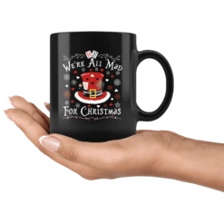 "We're All Mad For Christmas"11oz Black Christmas Mug -Home Fashion Store lxxv3kpde4dgcdje64k3gno7