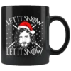 "Let It Snow"11oz Black Christmas Mug -Home Fashion Store m3608bipij4iwf3sctwpsijm