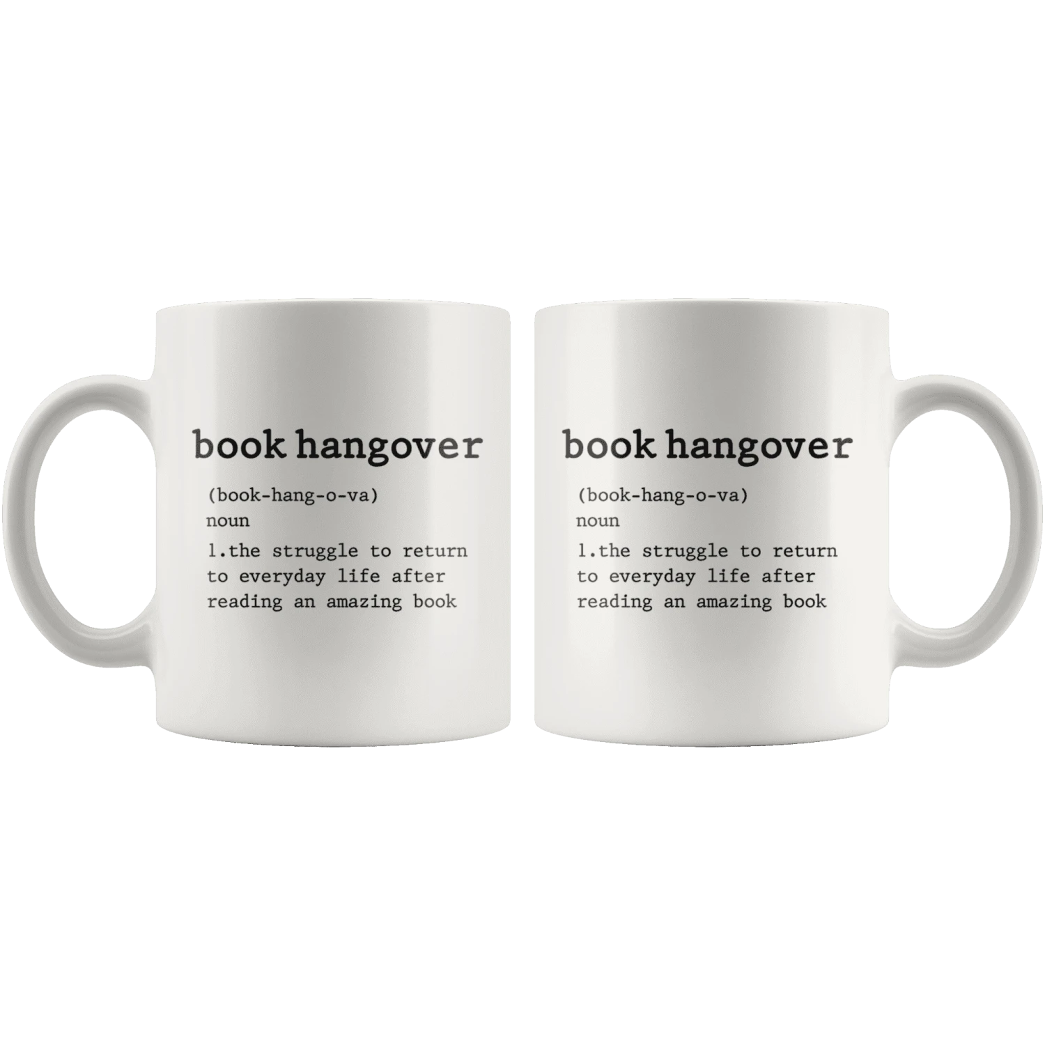 "book Hangover"11oz White Mug 6 "book Hangover"11oz White Mug - Image 4