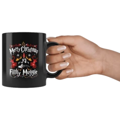 "Ya Filthy Muggle"11oz Black Christmas Mug -Home Fashion Store nnsoa2inizpcpfqof9m9bpjt