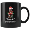 "Reading In A Winter Wonderland"11 Oz Black Mug -Home Fashion Store nrbth56ofizql177hoy69043