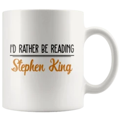 "I'd Rather Be Reading SK"11oz White Mug