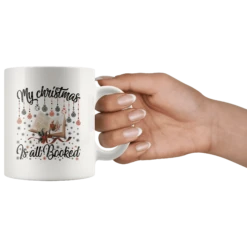 "My Christmas Is All Booked"11oz White Christmas Mug -Home Fashion Store nw85dxqbgh3euwfu6vo04r0s